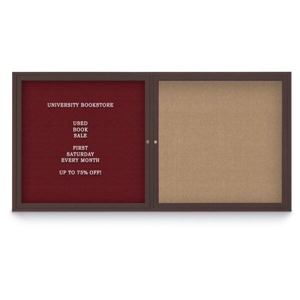 Corkboard, Amethyst/Black, 96"x48"